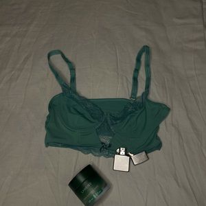 Teal sexy lacy top never worn